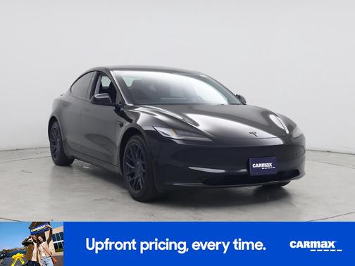 Black 2025 Tesla Model 3 Long Range
