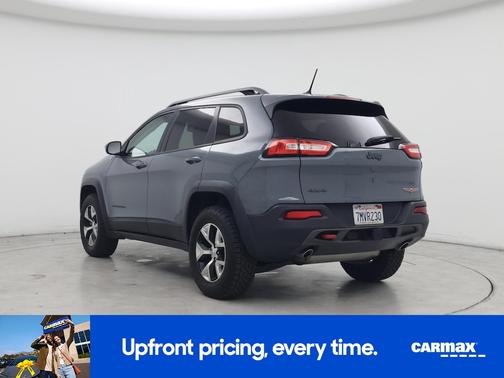 Blue 2015 Jeep Cherokee Trailhawk