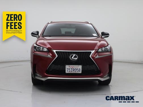 Red 2016 Lexus NX 200t F-Sport