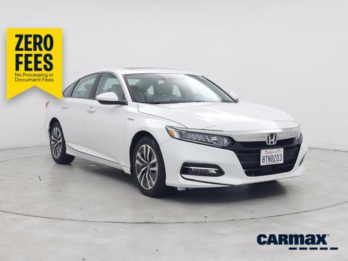 White 2020 Honda Accord Hybrid EX