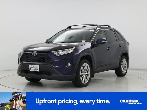 Blue 2021 Toyota RAV4 XLE Premium