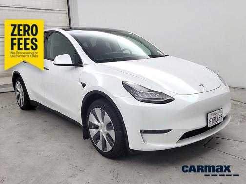 White 2021 Tesla Model Y Long Range