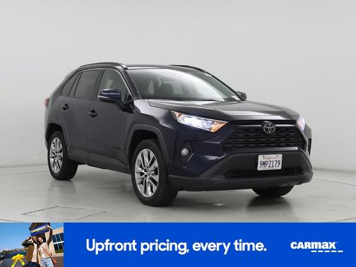Blue 2021 Toyota RAV4 XLE Premium