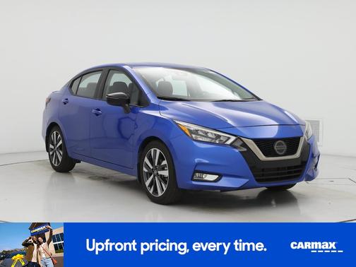 Blue 2020 Nissan Versa SR