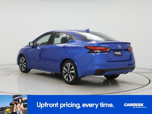 Blue 2020 Nissan Versa SR