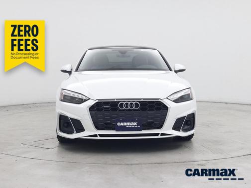 White 2023 Audi A5 S-Line Premium