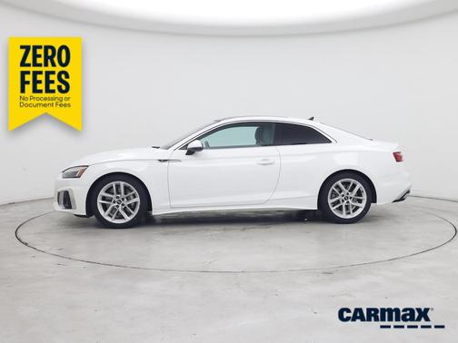 White 2023 Audi A5 S-Line Premium