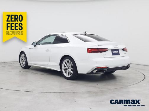 White 2023 Audi A5 S-Line Premium