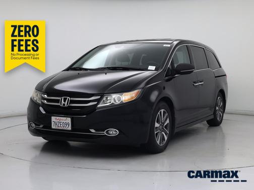 Black 2015 Honda Odyssey Touring Elite