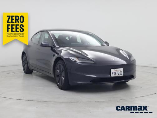 Gray 2025 Tesla Model 3 Long Range