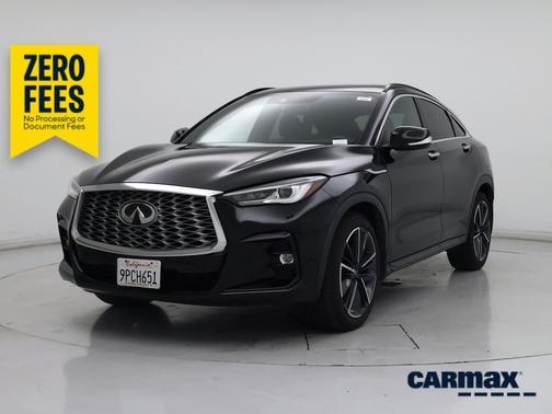 Black 2023 INFINITI QX55 Luxe