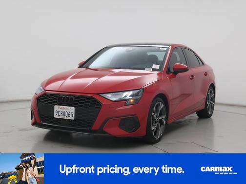 Red 2022 Audi A3 Premium
