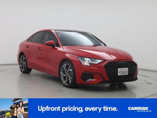 Red 2022 Audi A3 Premium