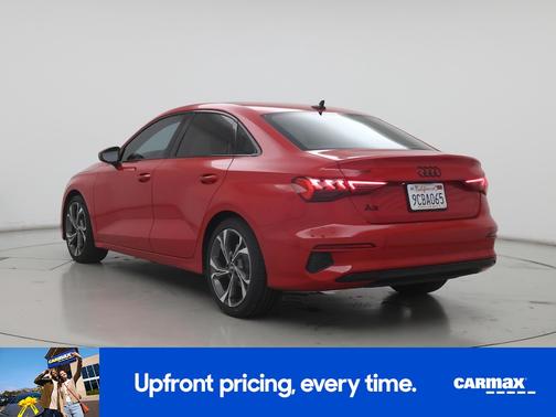 Red 2022 Audi A3 Premium