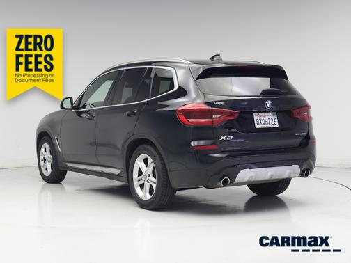 Black 2021 BMW X3 XDrive30i