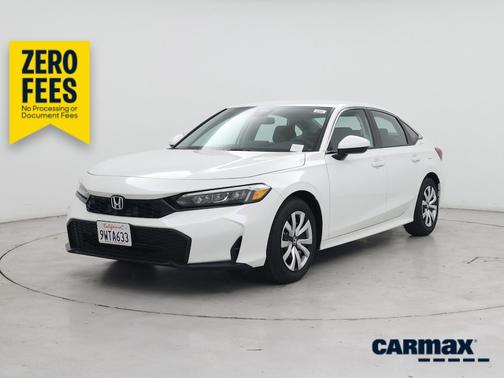 White 2026 Honda Civic LX