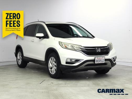 White 2015 Honda CR-V EX-L