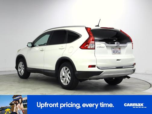 White 2015 Honda CR-V EX-L