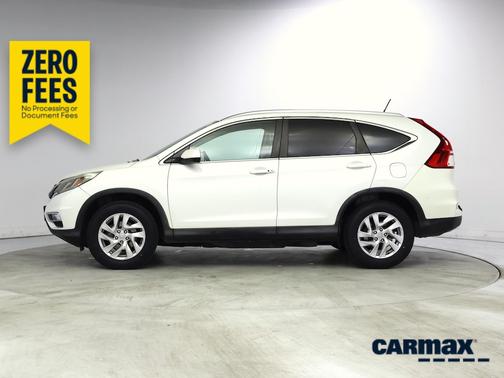 White 2015 Honda CR-V EX-L