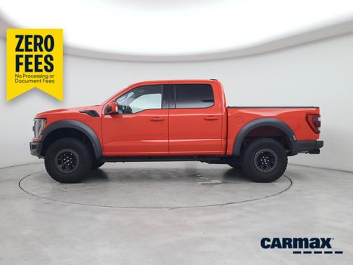 Orange 2022 Ford F-150 Raptor