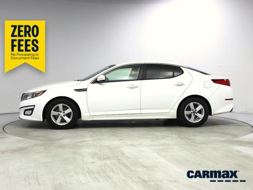 White 2015 Kia Optima LX