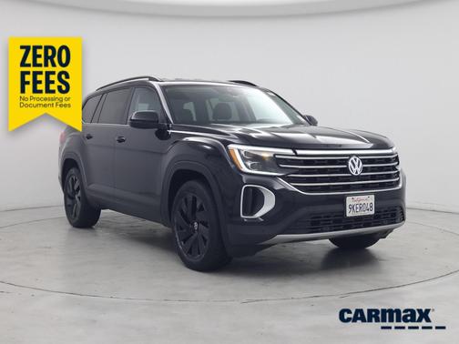 Black 2024 Volkswagen Atlas SE w/Tech