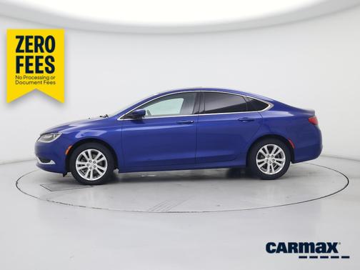 Blue 2015 Chrysler 200 Limited