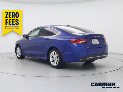 Blue 2015 Chrysler 200 Limited