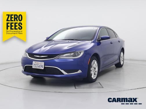 Blue 2015 Chrysler 200 Limited