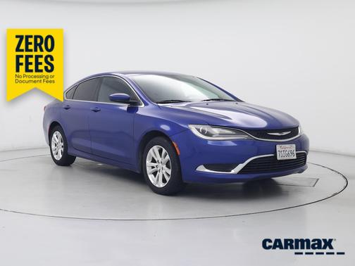 Blue 2015 Chrysler 200 Limited