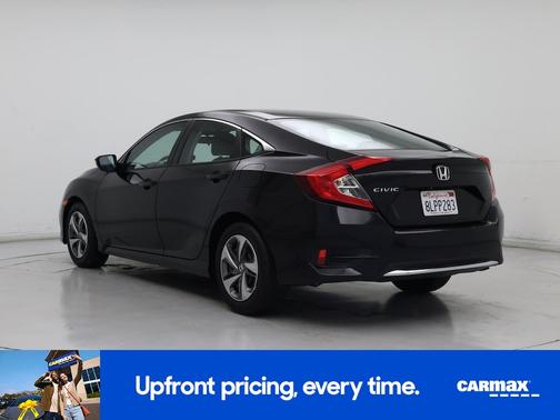Black 2019 Honda Civic LX