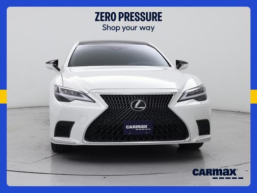 White 2022 Lexus LS 500