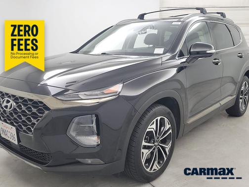 Black 2020 Hyundai SANTA FE Limited