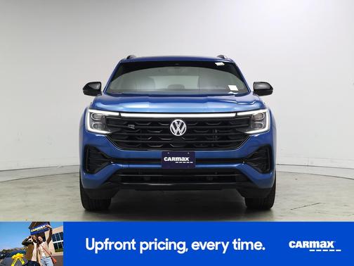 Blue 2025 Volkswagen Atlas Cross Sport SEL R-Line Black