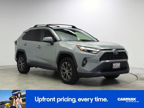 Gray 2022 Toyota RAV4 Hybrid XLE Premium