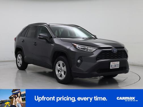 Gray 2019 Toyota RAV4 Hybrid XLE