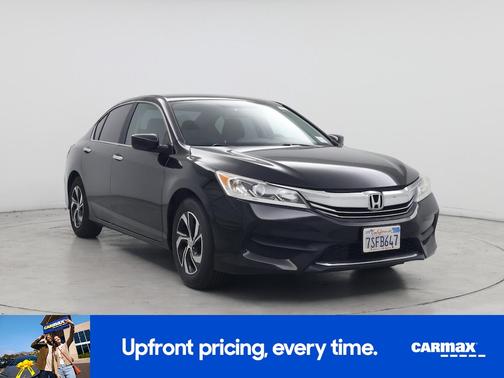 Black 2016 Honda Accord LX
