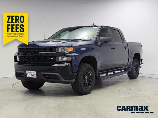 Blue 2021 Chevrolet Silverado 1500 Custom Trail Boss