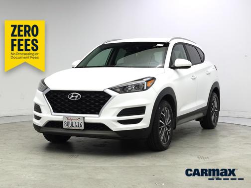 White 2020 Hyundai TUCSON SEL