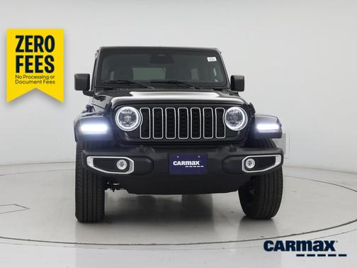 Black 2025 Jeep Wrangler 4xe Sahara