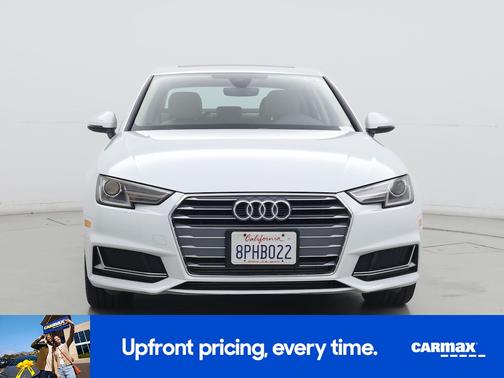 White 2019 Audi A4 Premium