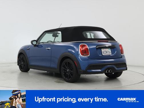 Blue 2022 MINI Convertible S