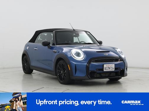 Blue 2022 MINI Convertible S