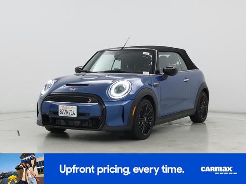 Blue 2022 MINI Convertible S