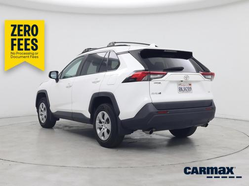 White 2019 Toyota RAV4 LE