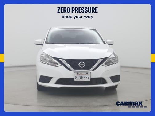 White 2019 Nissan Sentra S