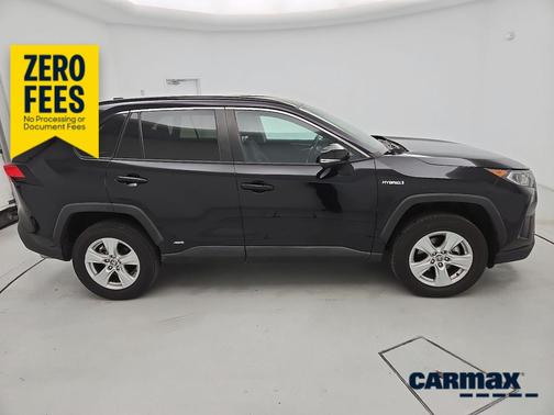 Black 2021 Toyota RAV4 Hybrid XLE