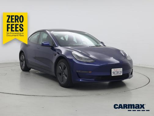 Blue 2023 Tesla Model 3
