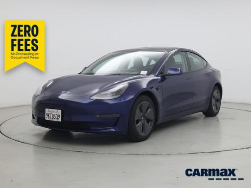 Blue 2023 Tesla Model 3