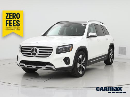White 2025 Mercedes-Benz GLB 250